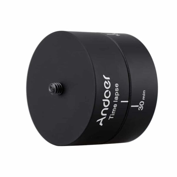 Andoer 360 Degrees Time Lapse Tripod Adapter Compatible with Gopro DSLR Camera