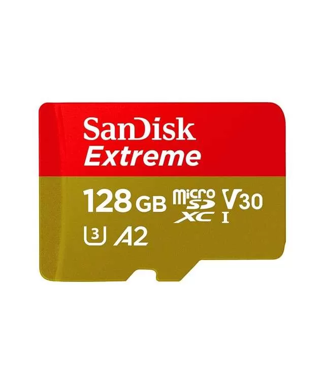 SanDisk Extreme® MicroSDXC™ UHS-I CARD 128GB, 160MB/S, CLASS 10, UHS-1 U3
