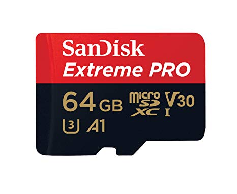64GB MicroSD memory card SanDisk Extreme PRO