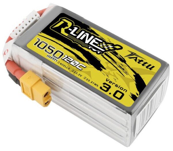 Battery Tattu R-Line 1050mAh 120C 22.2V 6S1P XT60