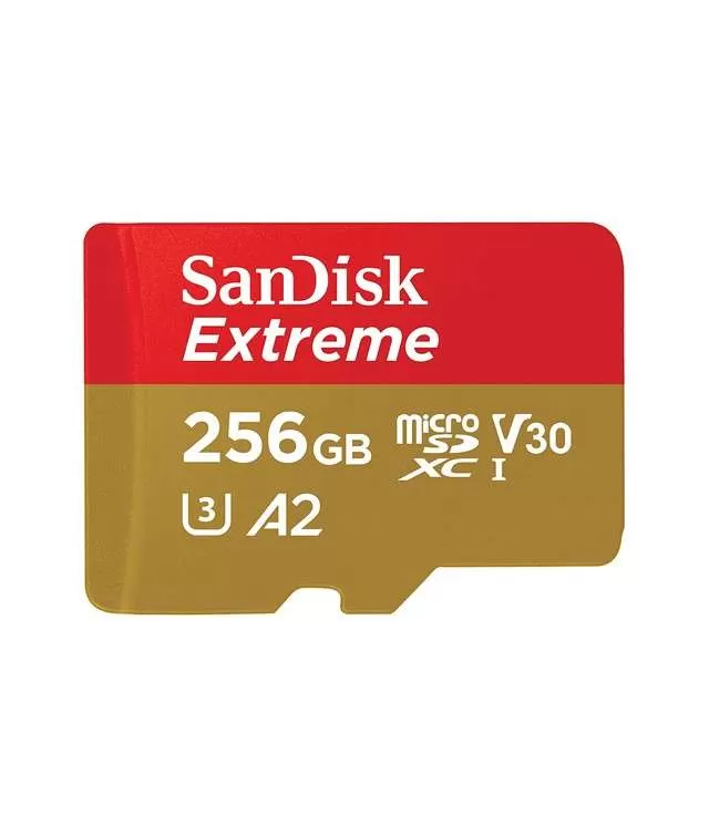 MEMORY CARD SANDISK EXTREME, 256GB, 160MB / S, CLASS 10, U3