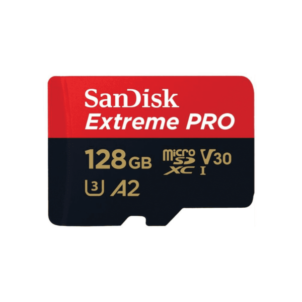 Micro SD Card SANDISK EXTREME PRO, 128GB, 170MB/S, C10, U3