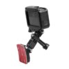 Adjustable stand for action camera for chest mount