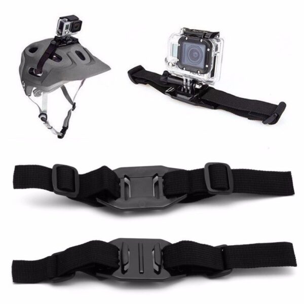 Ventilated helmet stand for action cameras