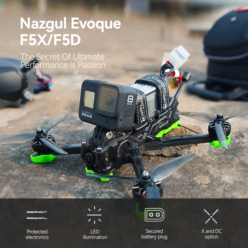 Nazgul Evoque F5 4S/6S w/DJI Camera Vista HD System - BNF