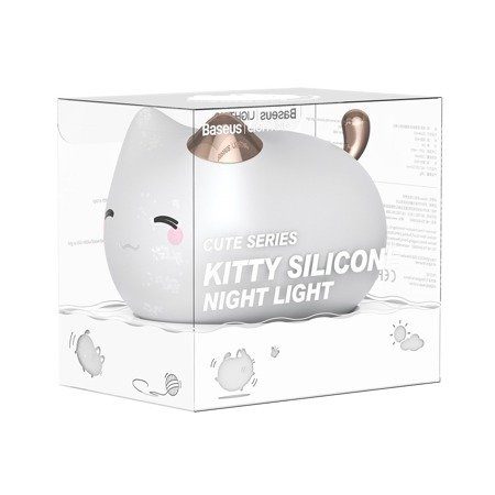Силиконова нощна лампа Baseus Cute series kitty