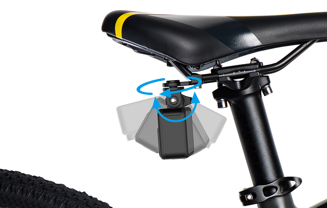 Bicycle cushion bracket mount for sports cameras 360°