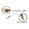 RJX - MMCX to SMA Female Low Loss FPV Antenna Extension Cable Antenna Adapter