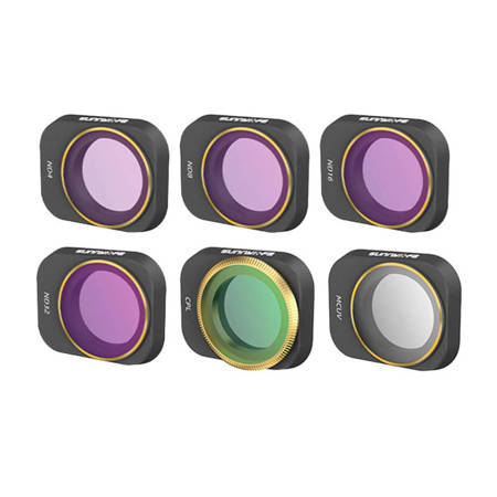 Комплект от 6 филтъра Sunnylife UV+CPL+ND 4/8/16/32 за DJI Mini 3 Pro